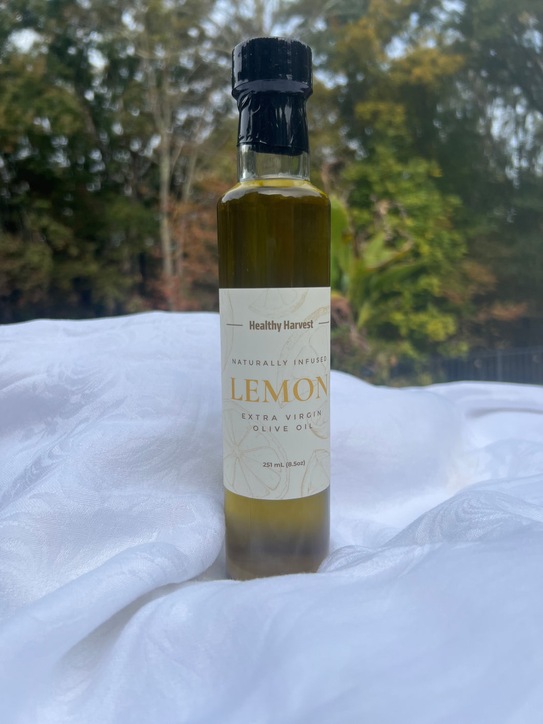 Lemon Infused Extra Virgin Olive Oil 8.5 oz LG